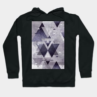 Purple Geometric Hoodie